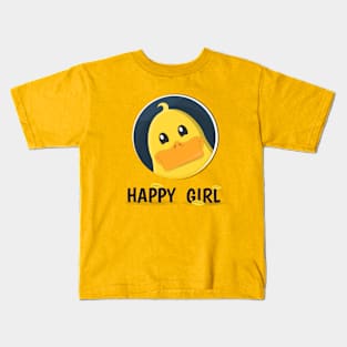 Happy Girl Kids T-Shirt